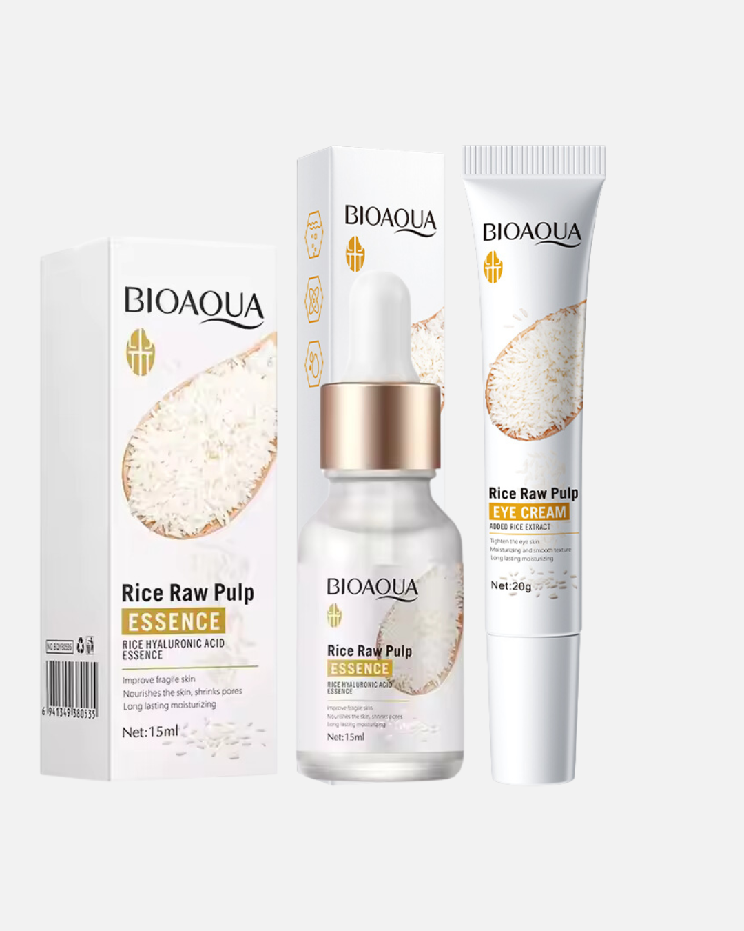 DUO DE ARROZ CONTORNO  Y SERUM BIOAQUA
